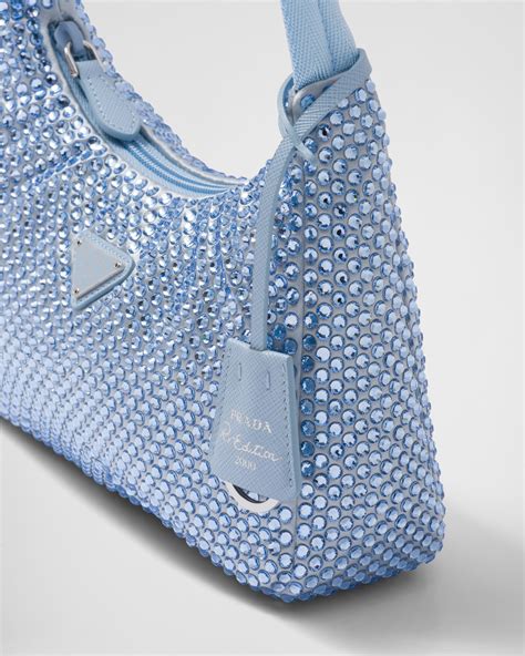 prada bag crystals